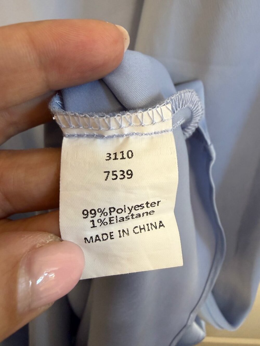 PrettyGarden Light Blue Satin Halter Midi Dress XXL - Picture 10 of 11